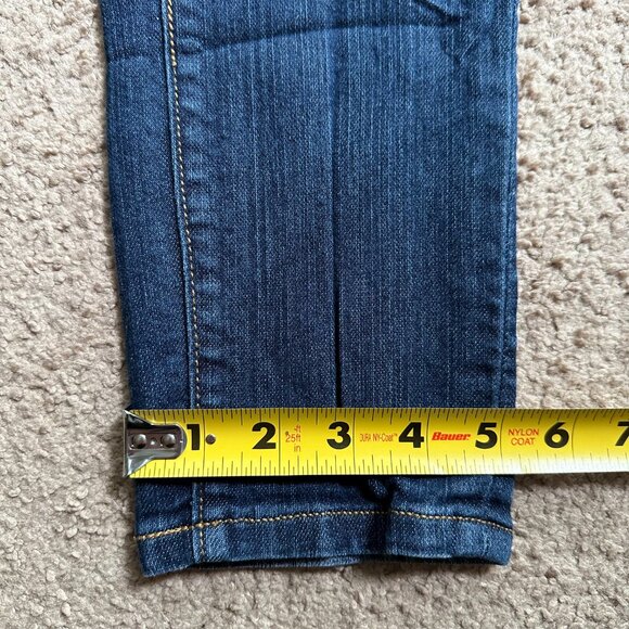 Ann Taylor Loft Jeans Womens 2 Petite 28x28 Modern Skinny Mid Rise Blue Denim - Picture 12 of 14